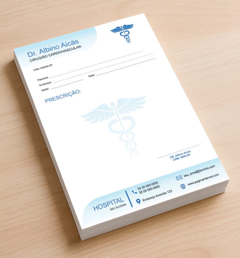 Impressão De Receituário